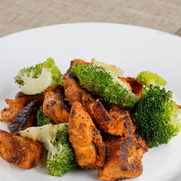 Grill Chicken with Broccoli